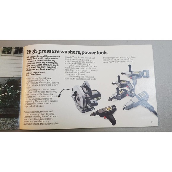 Sales Brochure for 1980 John Deere Lawn and Garden Products - Picture 10 of 13
